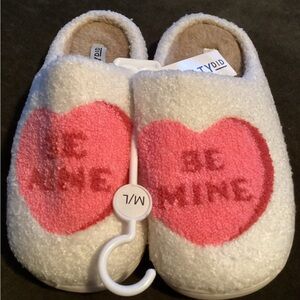 Katydid Women's Slippers with Pink Heart Design